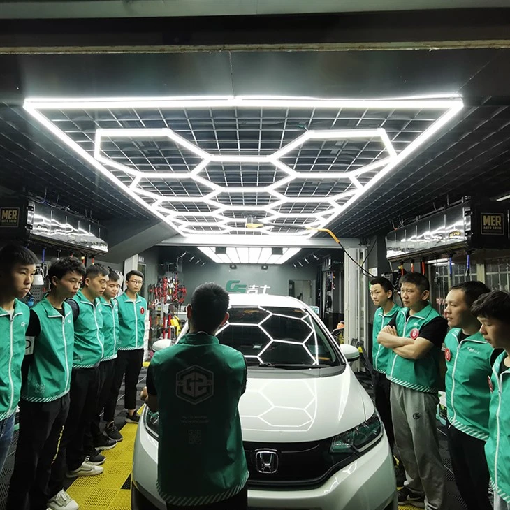 2 car detailing hexagon lights-2 2 car detailing hexagon lights-2